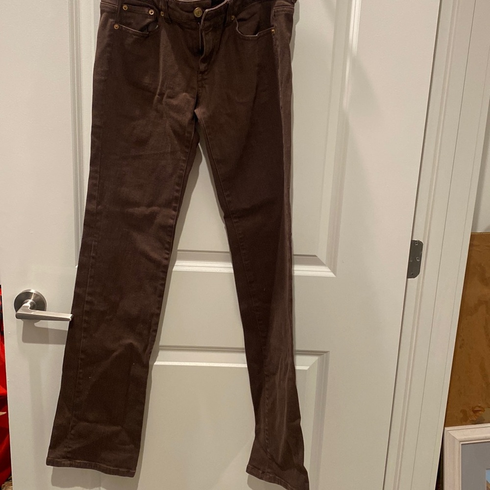 Lilly Pulitzer Palm Beach Fit Dark Brown Jeans
